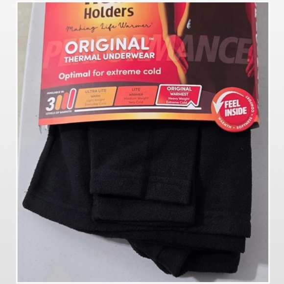 New Heat Holders Shirt Womens Medium Thermal Black Top Long Sleeve Active Outdoo - Picture 4 of 15
